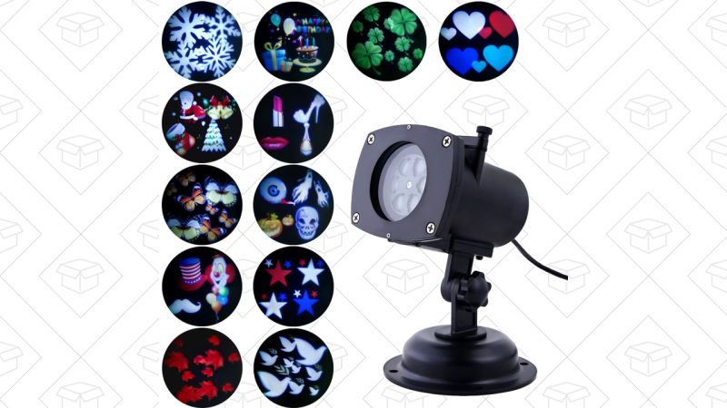 Proyector de luces OxyLED, $34 con el código T66LJKDY